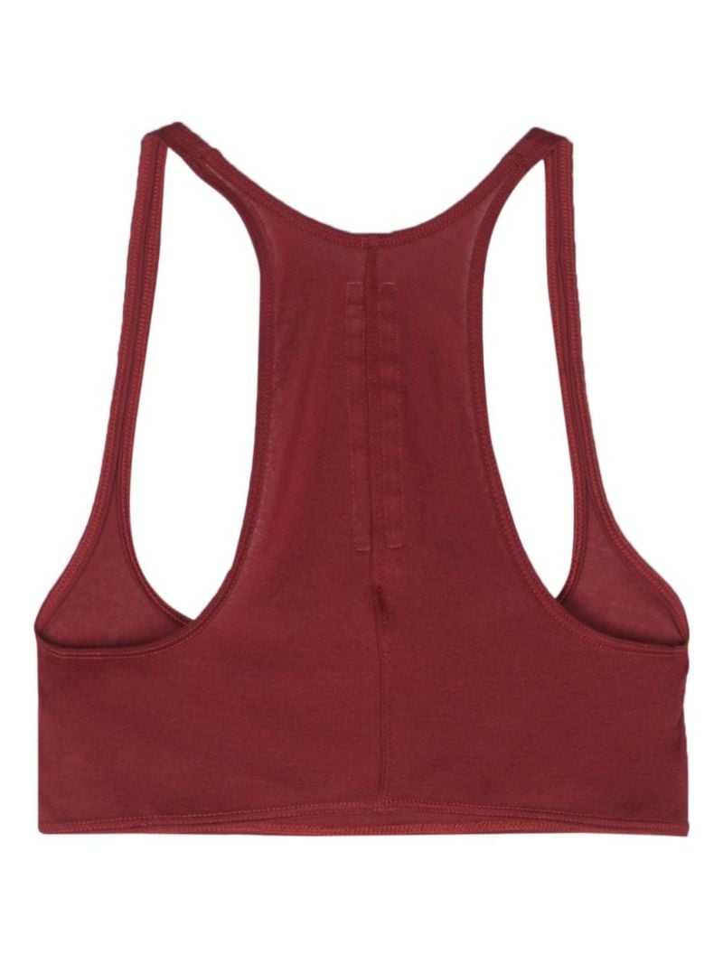 Red Unhorny Organic Cotton Crop Top