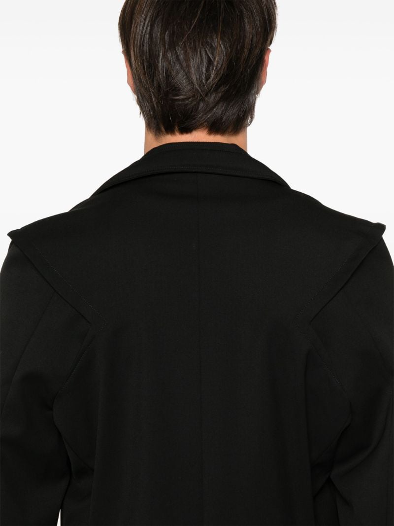 Buttoned Single-breasted Blazer