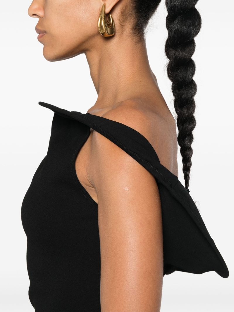 Black Bordo Mini Dress