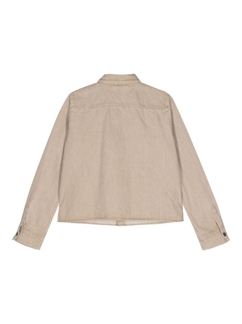 Neutral Logo-appliquÃ_x0083_©d Denim Jacket