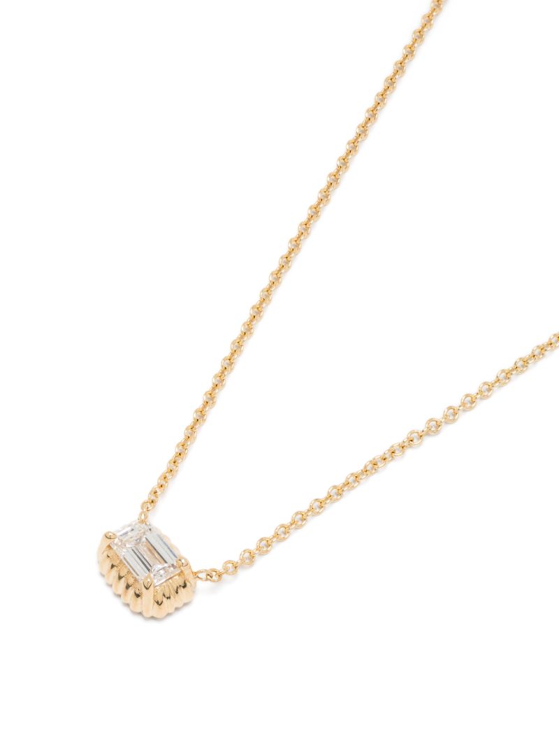 18k Yellow Gold Diamond Necklace