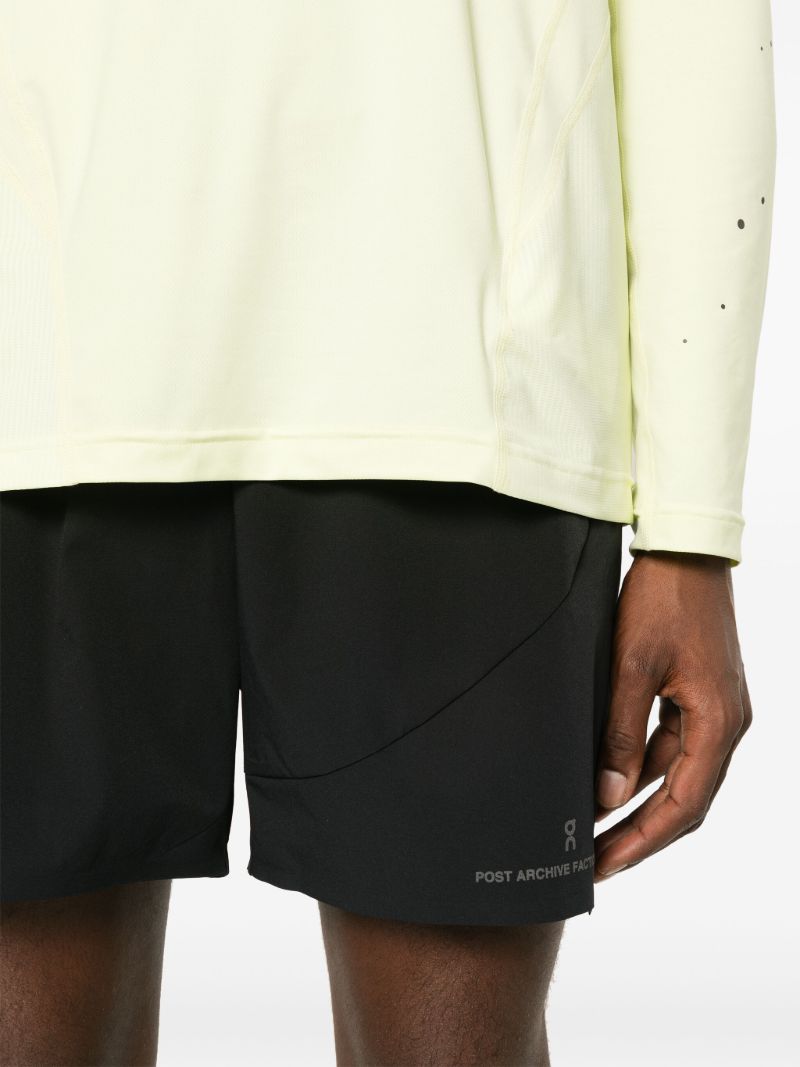 X Post Archive Faction Black Paf Running Shorts