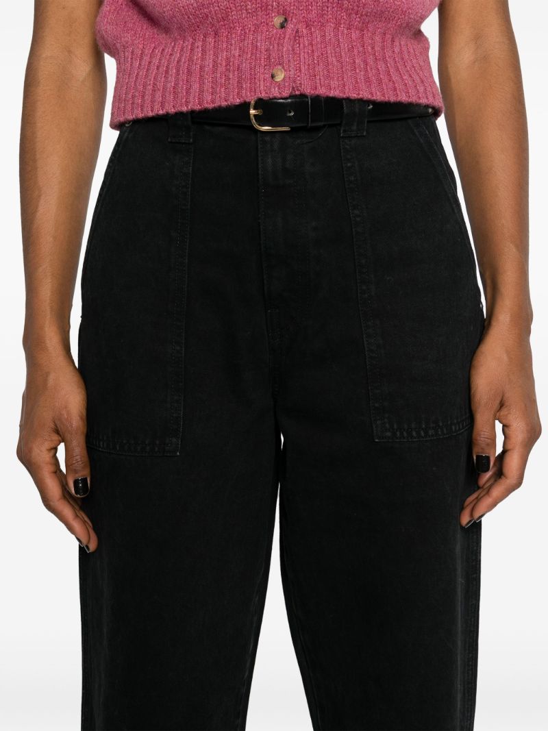 Black the Hewitt Tapered Jeans