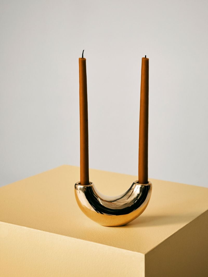 Horn Candle Holder