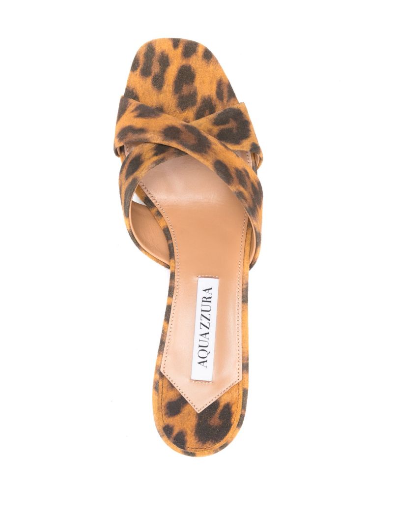 Orange Divine 50 Suede Mules