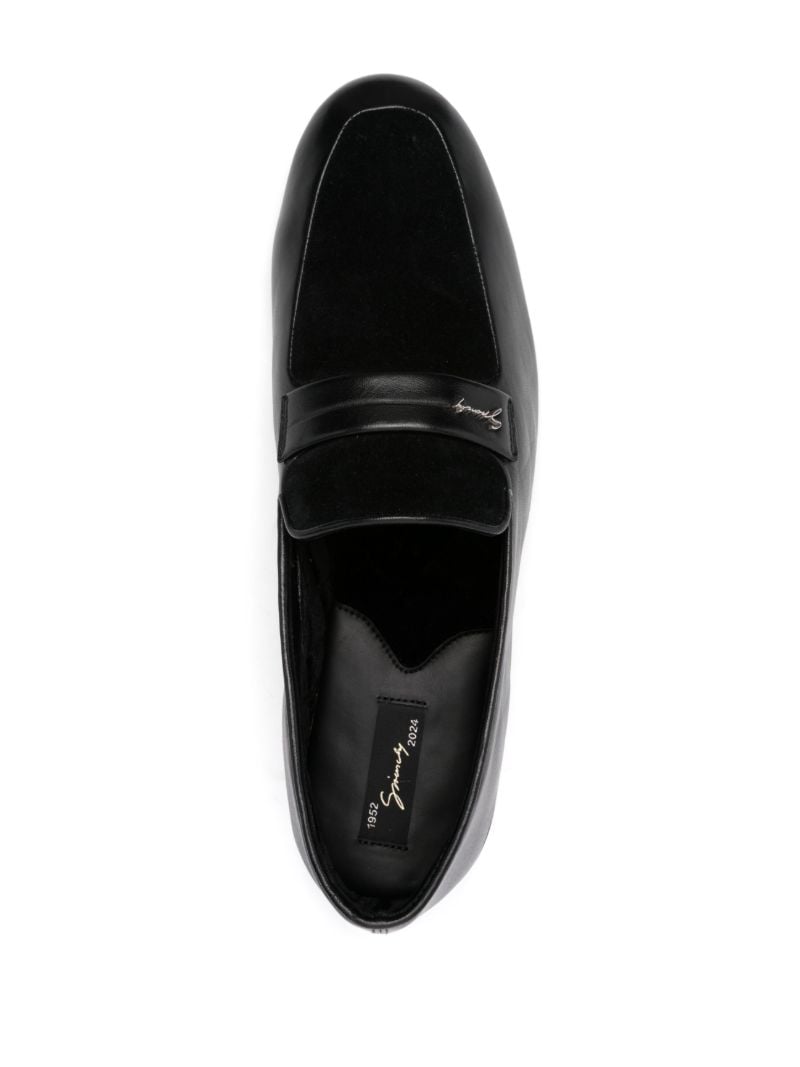 Black Leather Loafers