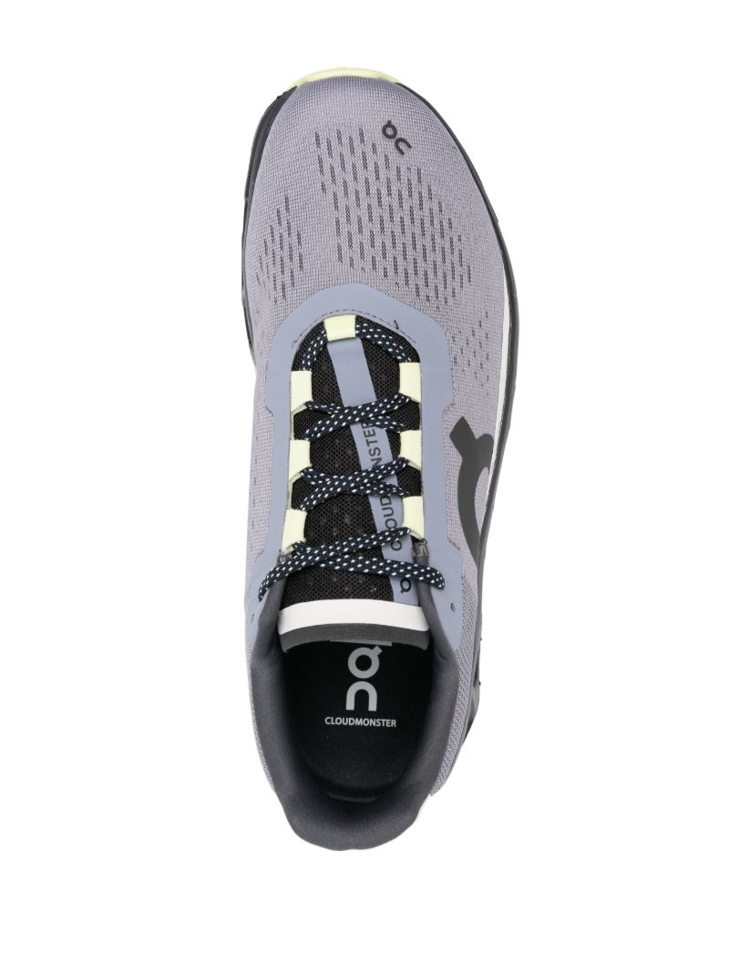 Grey on Cloudmonster Running Sneakers