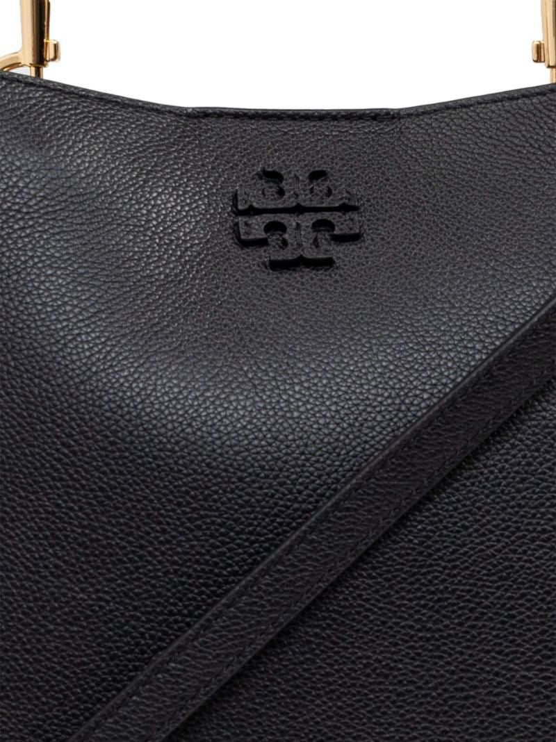 Black Mcgraw Leather Tote Bag