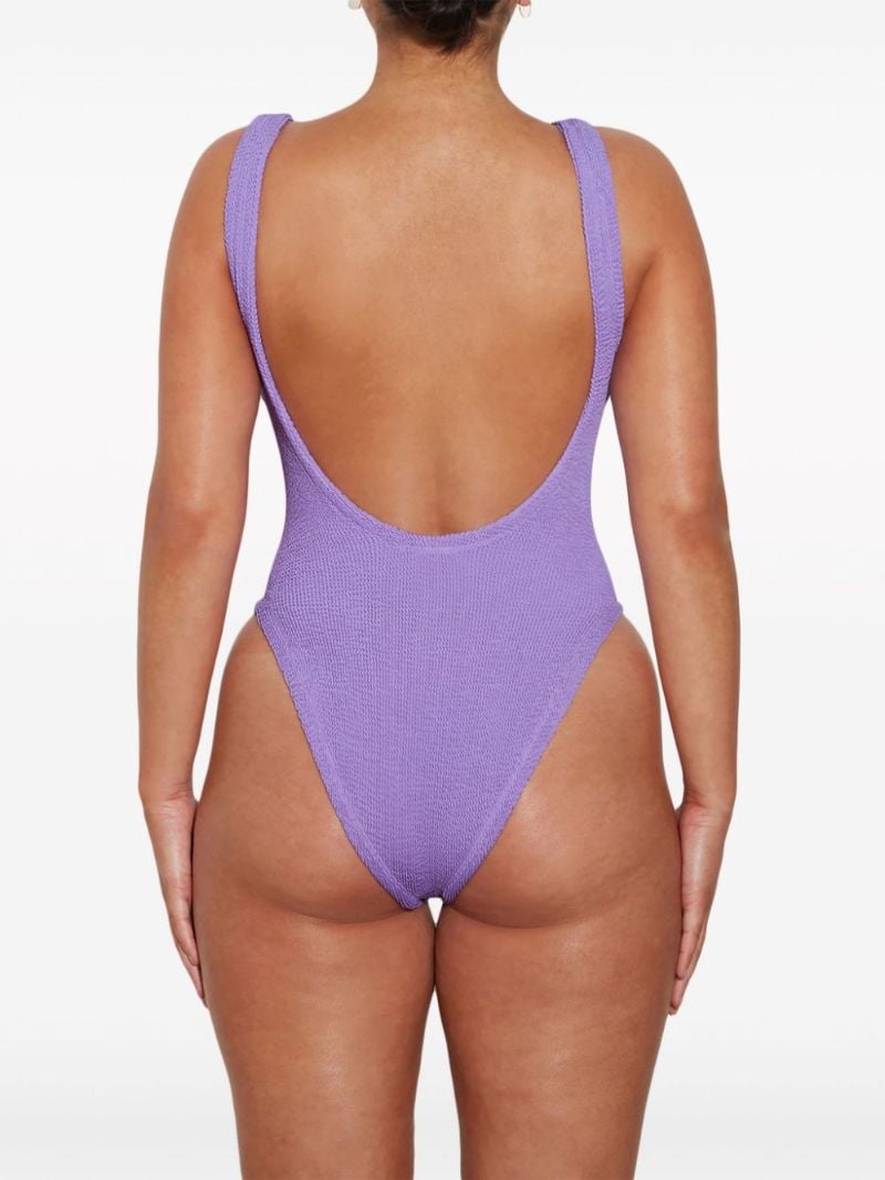 Purple Crinkle Swimsuit