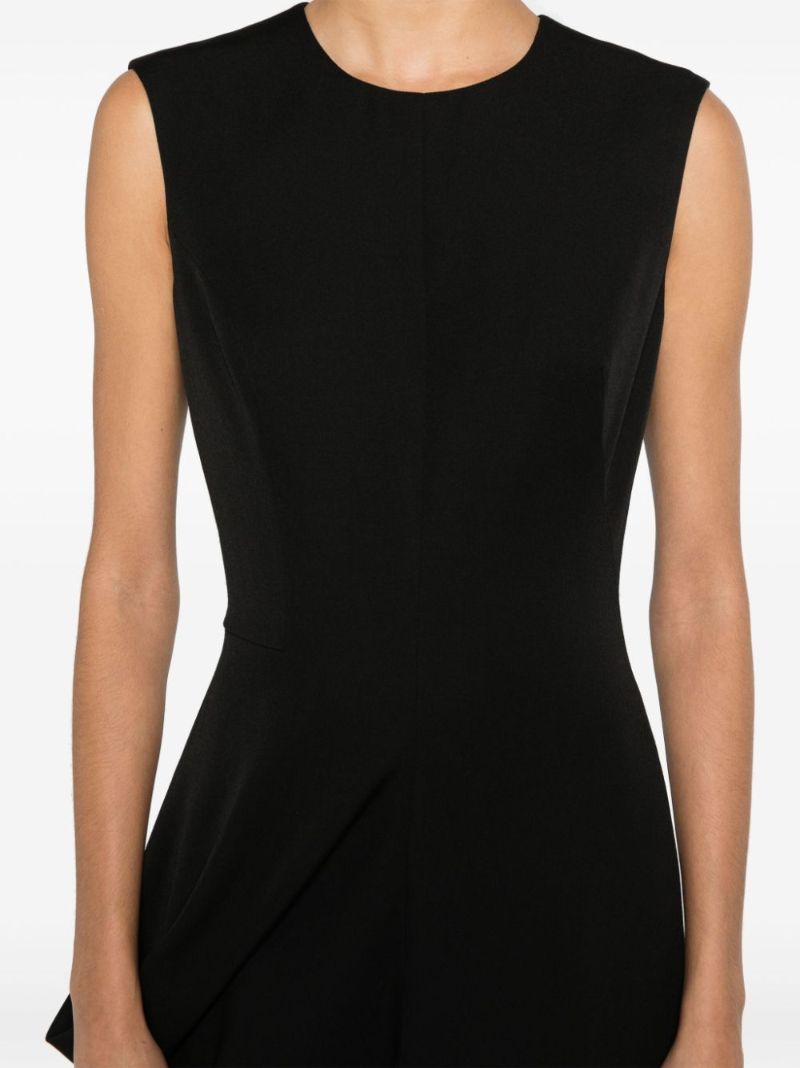 Draped Pencil Midi Dress
