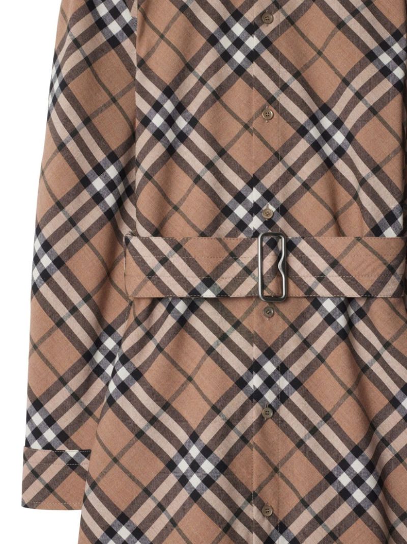 Check Shirt Dress