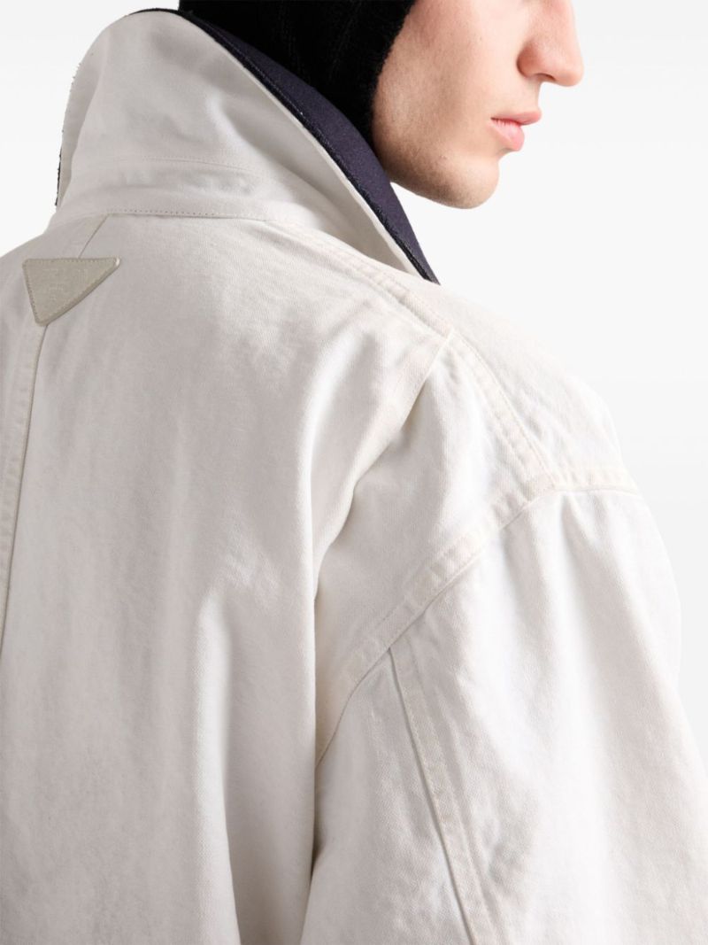 Distressed Shirt Jacket