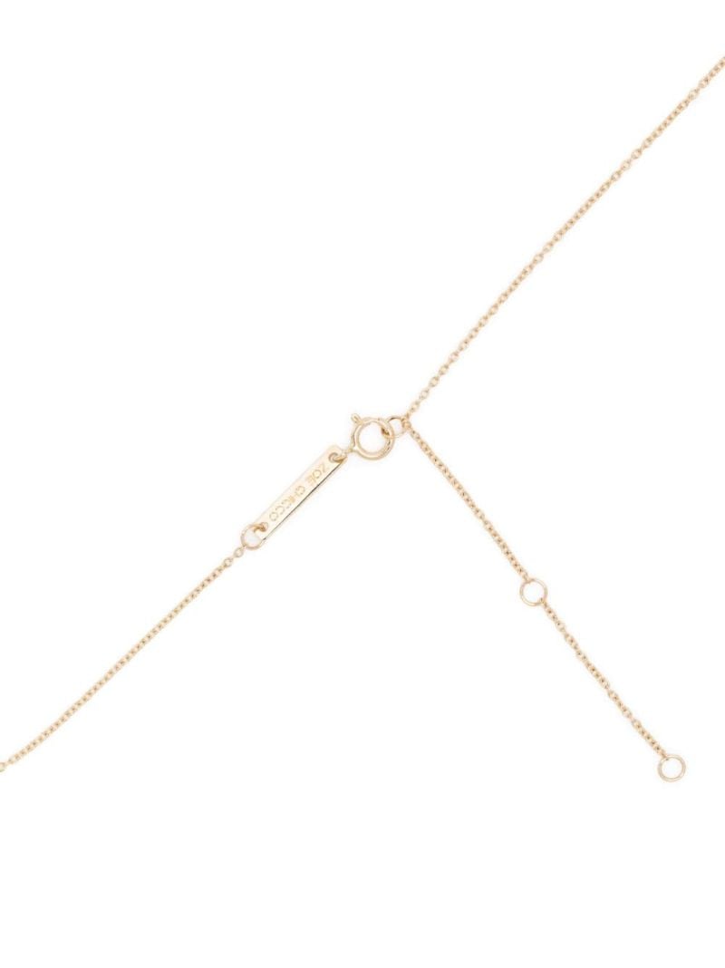 14k Yellow Gold Diamond Necklace