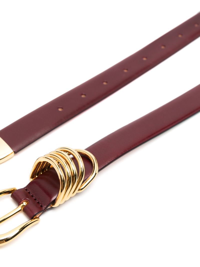 Burgundy Hollyhock Belt