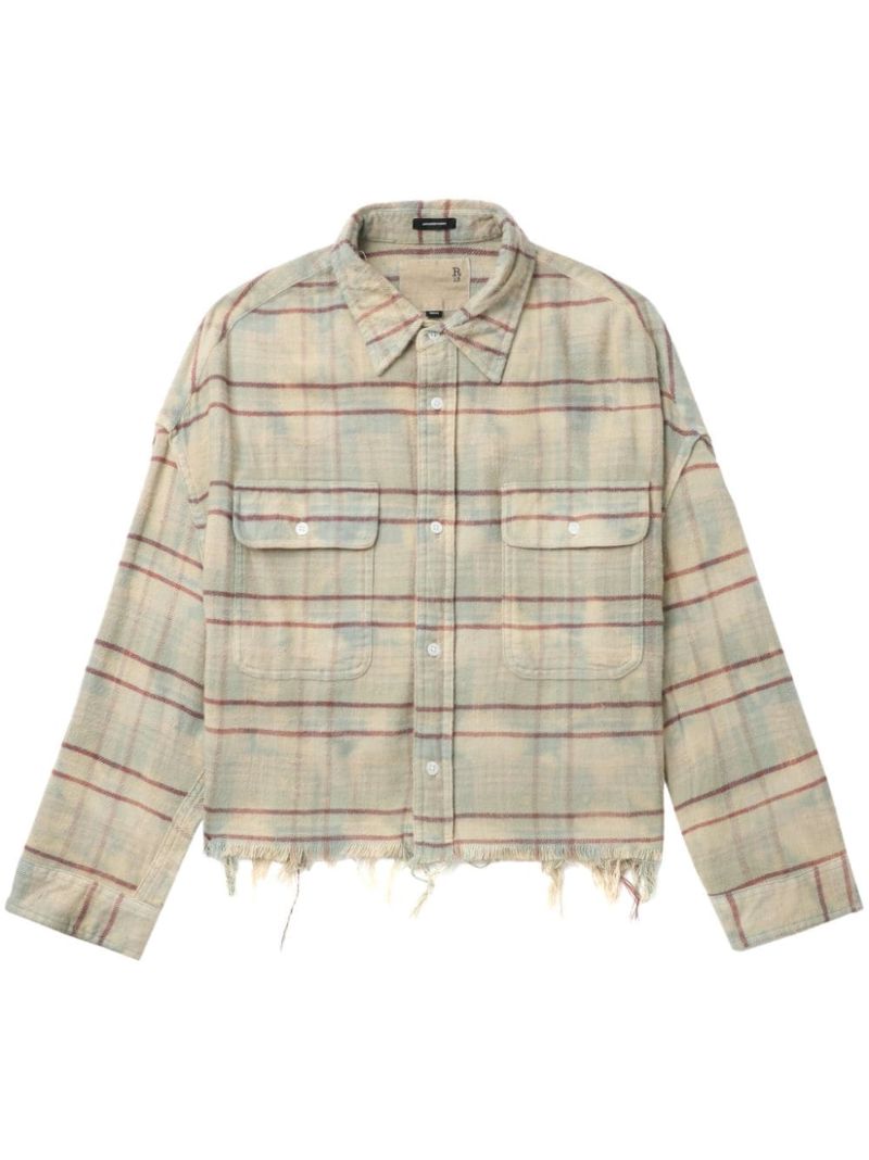 Plaid Cropped Shirt