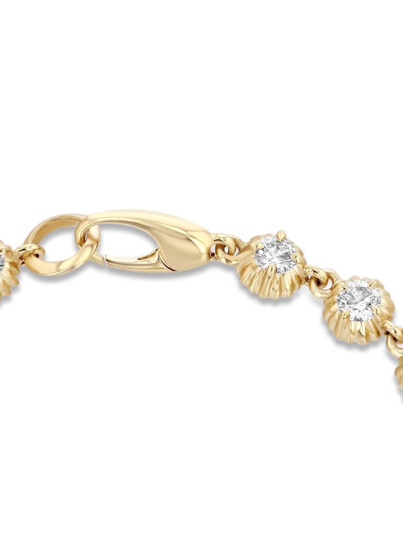 18k Yellow Gold Diamond Bracelet
