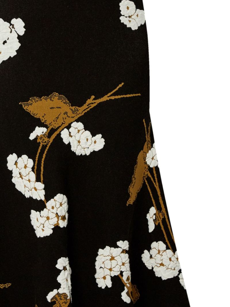 Printed Midi Skirt