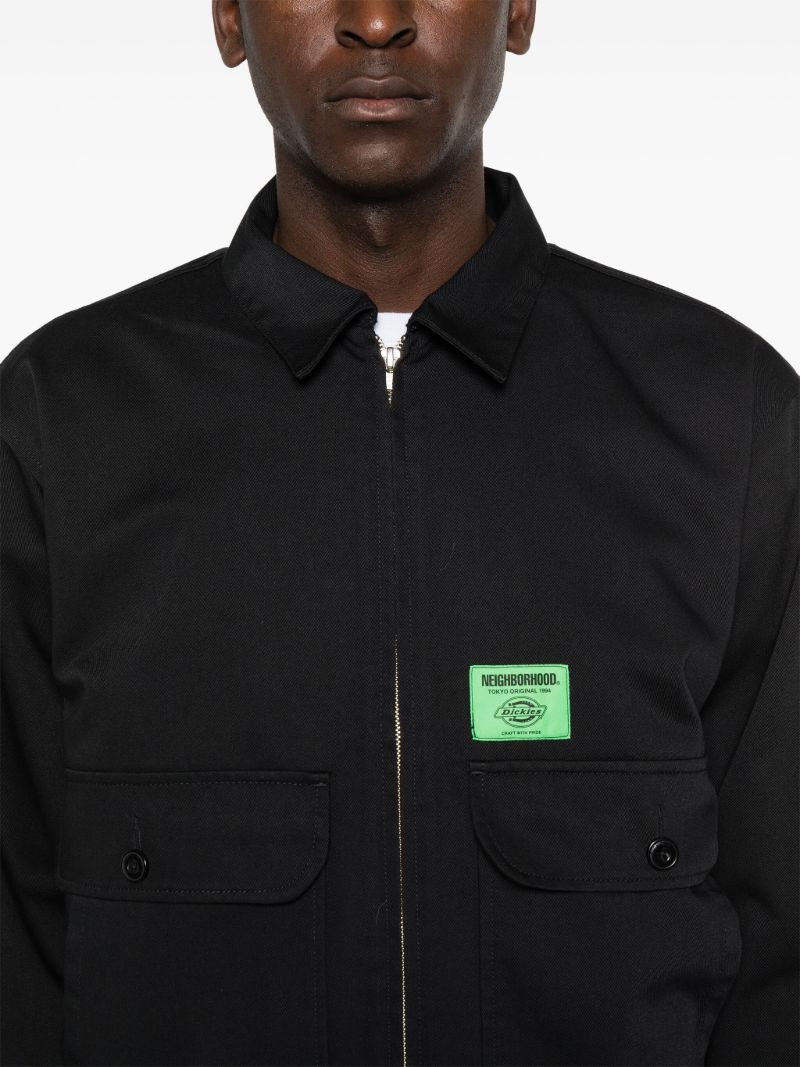 Front Pockets Shirt Jacket