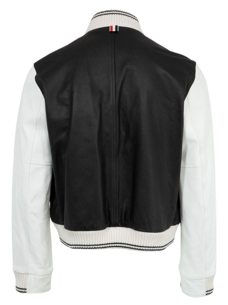 Colour-block Bomber Jacket