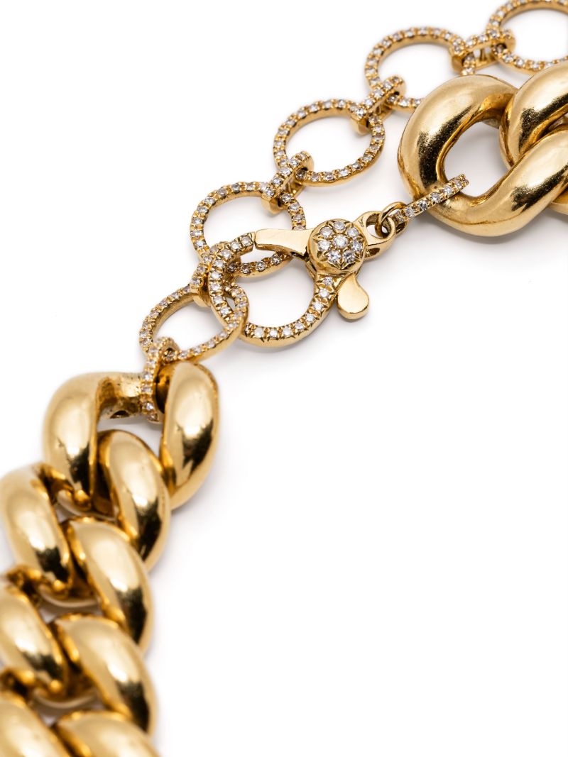 18kt Yellow Gold Curb Chain Necklace