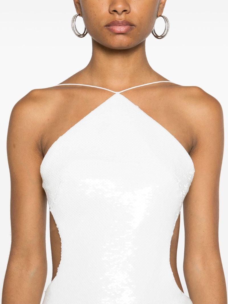 White Sequinned Gown