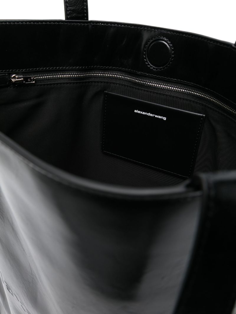 Black Punch Tote Bag
