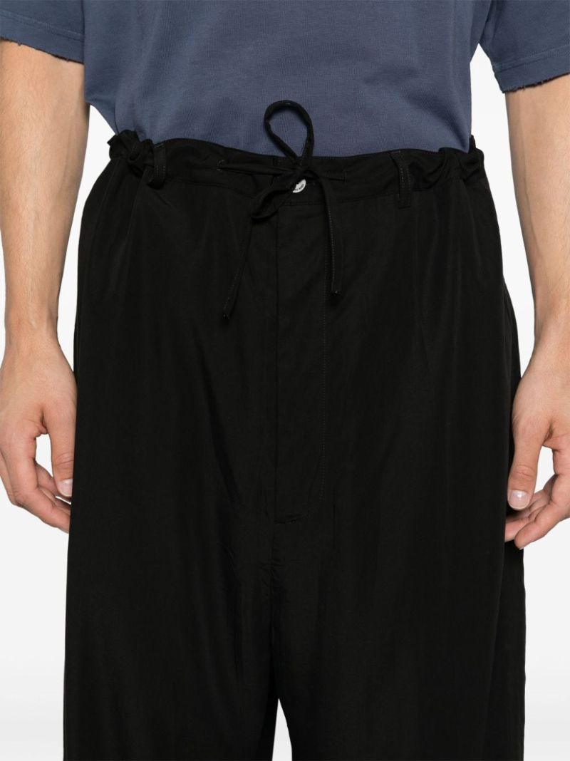 Drawstring Wide-legged Trousers
