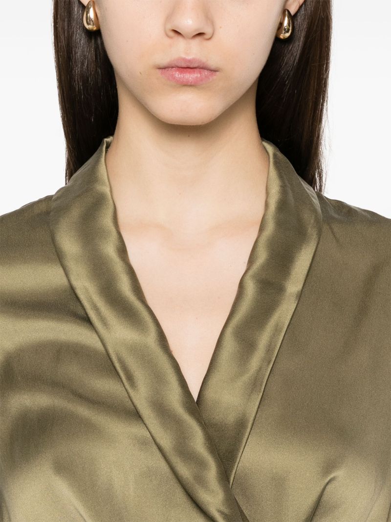 Wrap Midi Dress