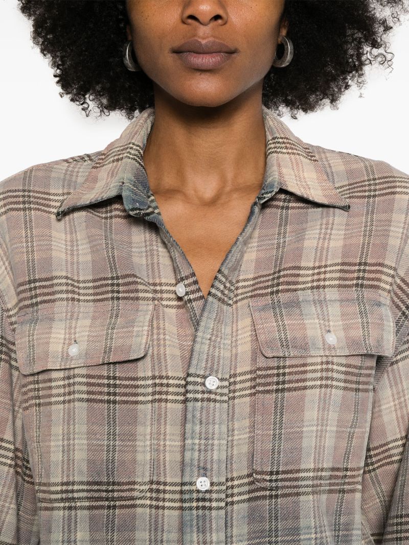 Neutral Checked Shirt