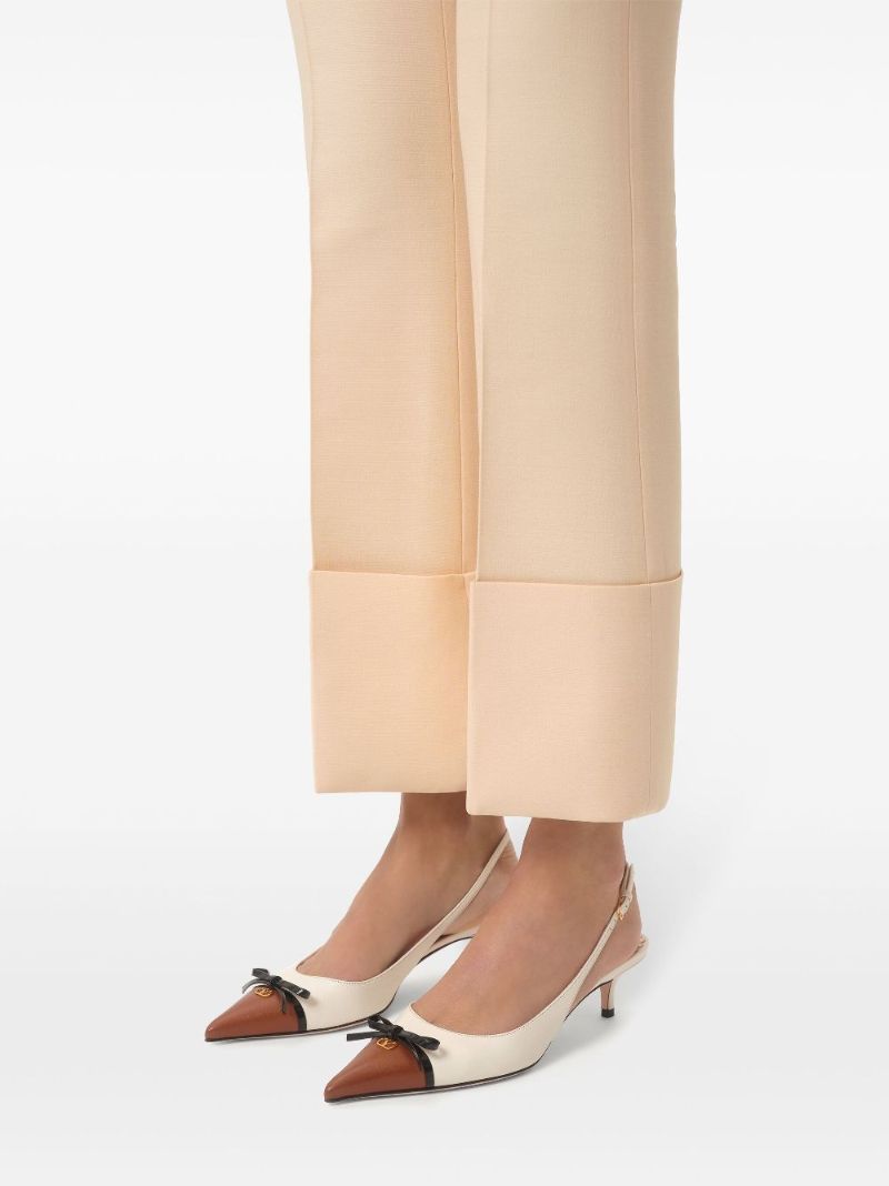 Bow Slingback Pumps