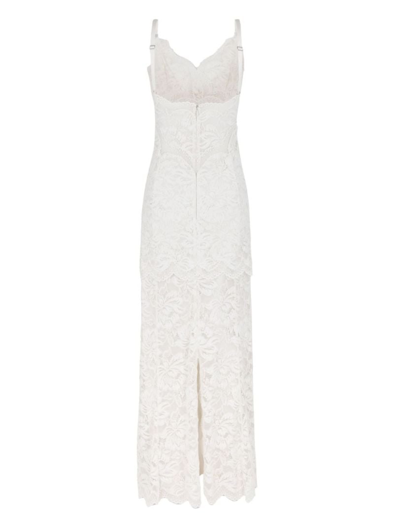 White Long Lace Dress