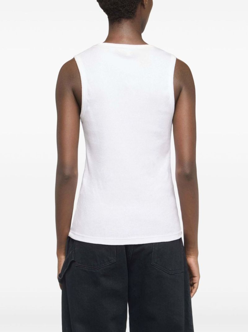 Anchor-embroidered Tank Top