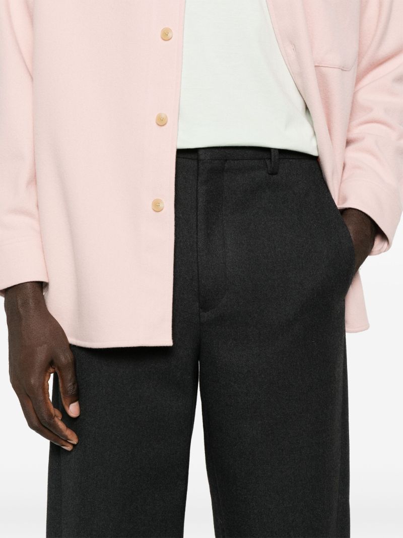 Light Melton Slacks Trousers
