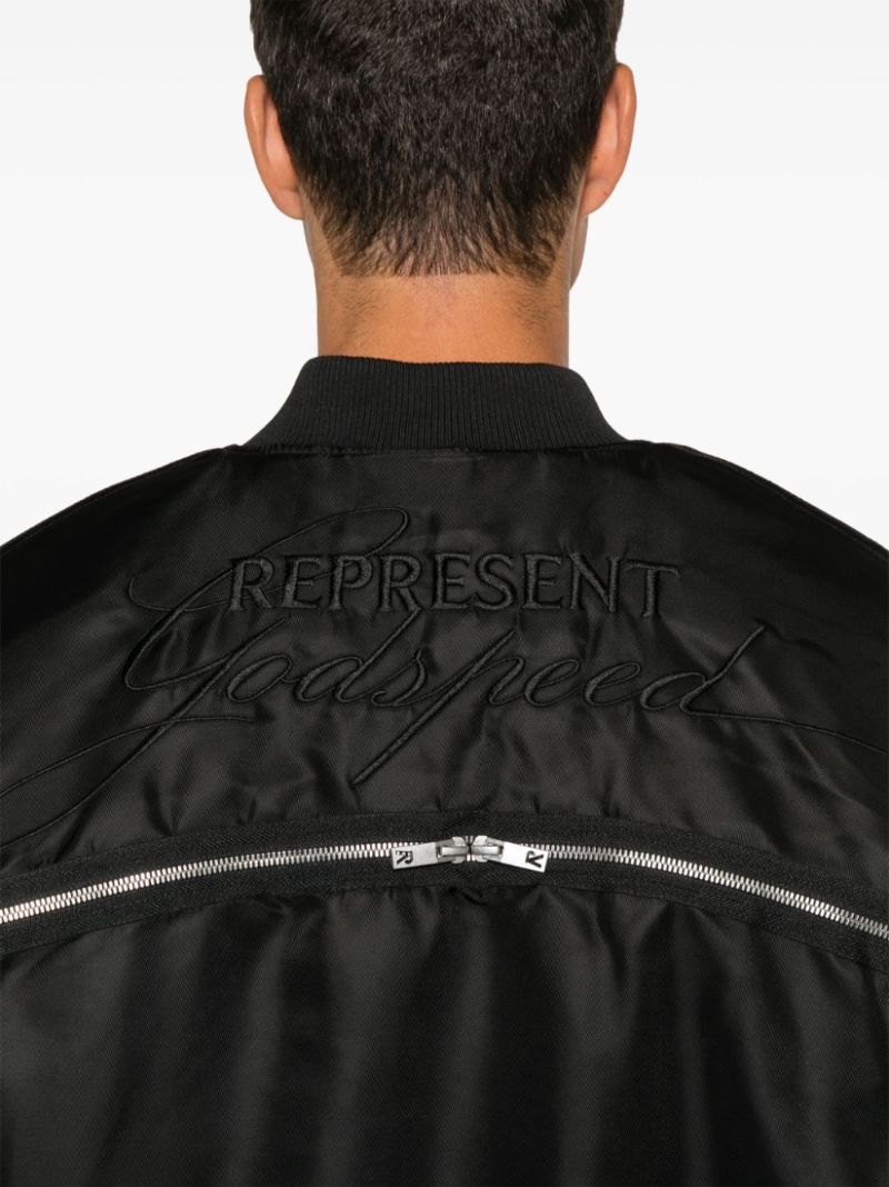 Zipped Bomber Jacket