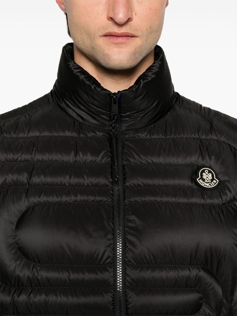 Black Padded Gilet