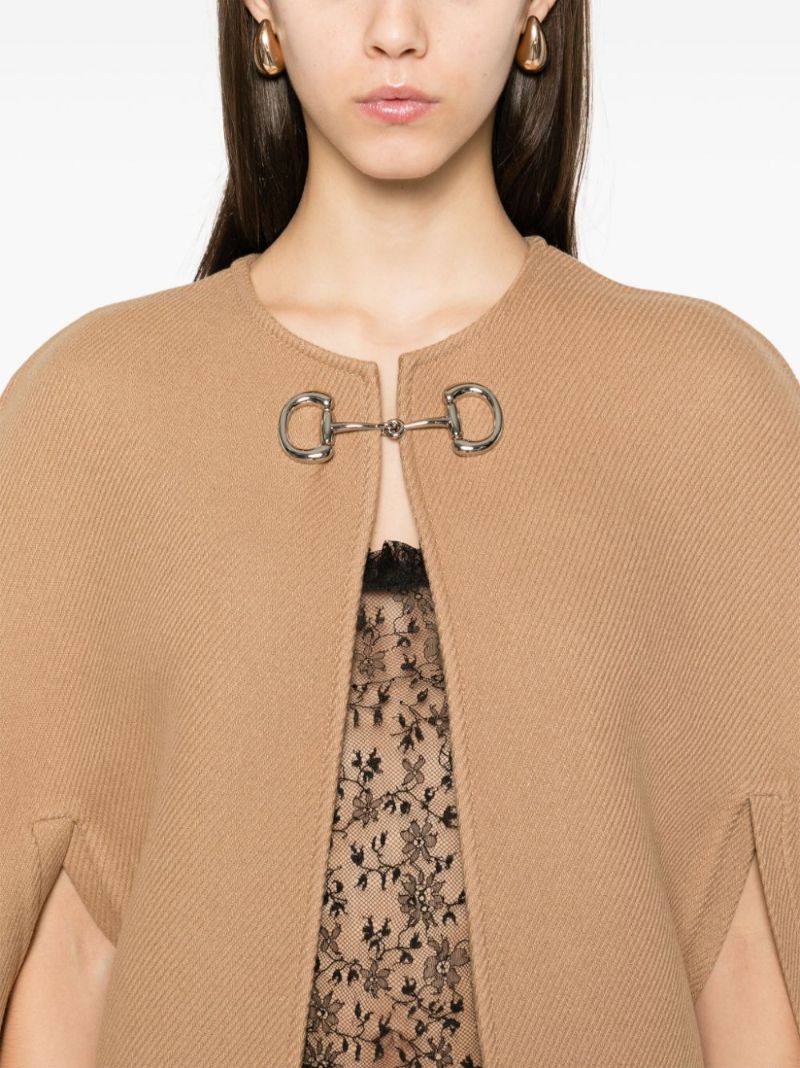 Brown Horsebit Cape
