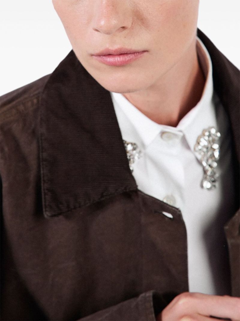 Brown Cotton Jacket