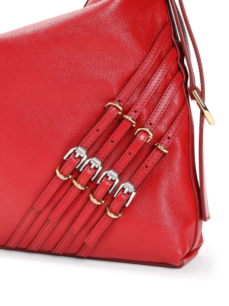 Red Voyou Medium Tote Bag