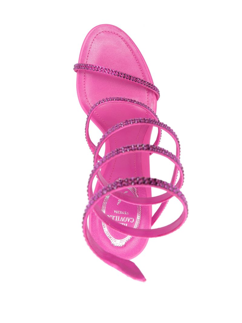 105mm Crystal-embellished Sandals