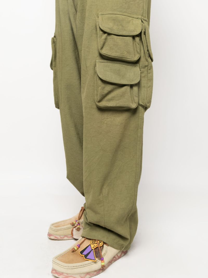 Green Forager Cargo Trousers
