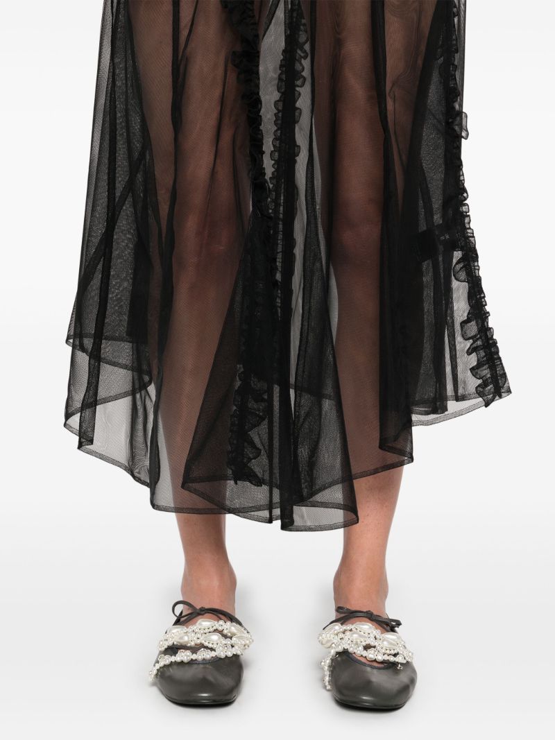 Tulle Midi Skirt