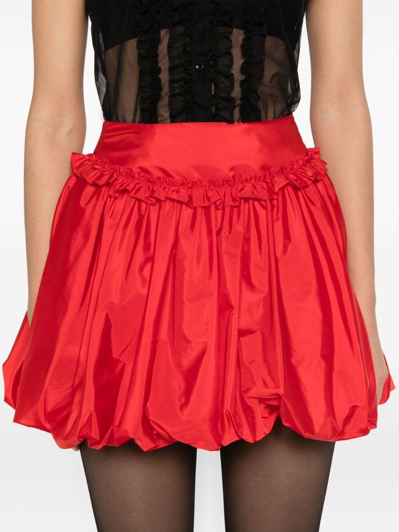 Red Puffball Skirt