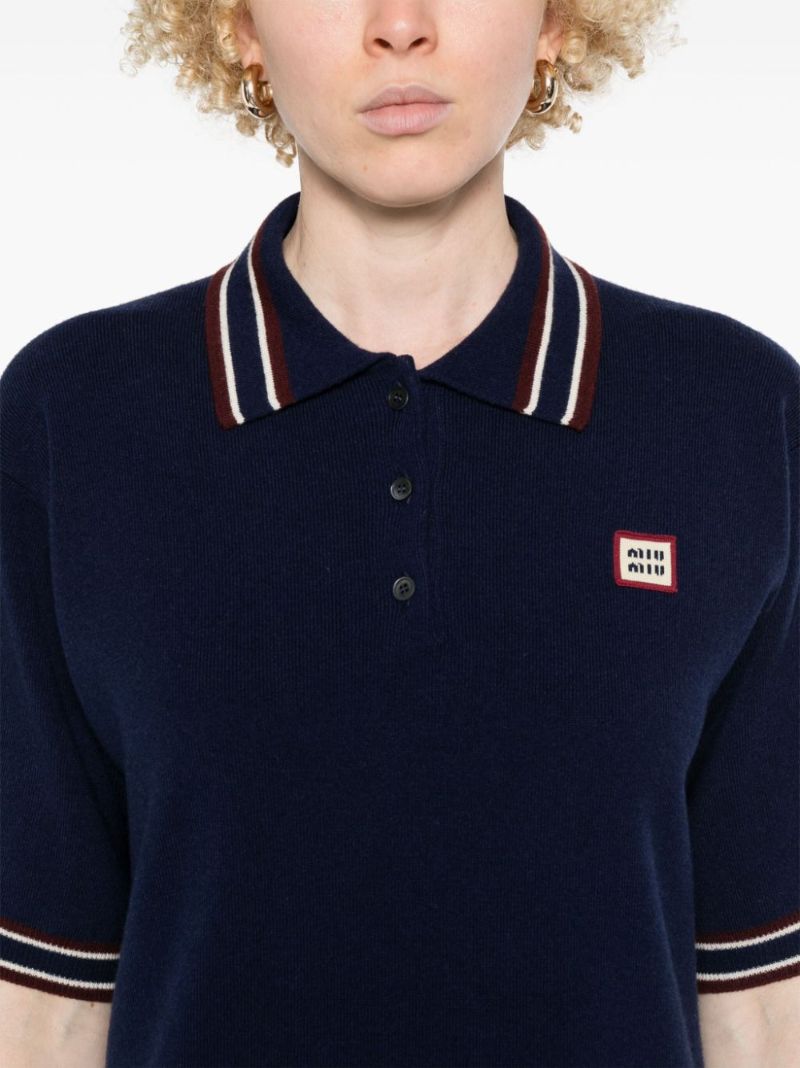 Logo-patch Mini Dress