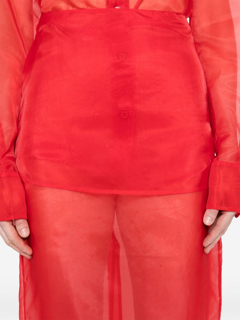 Red Peri Skirt