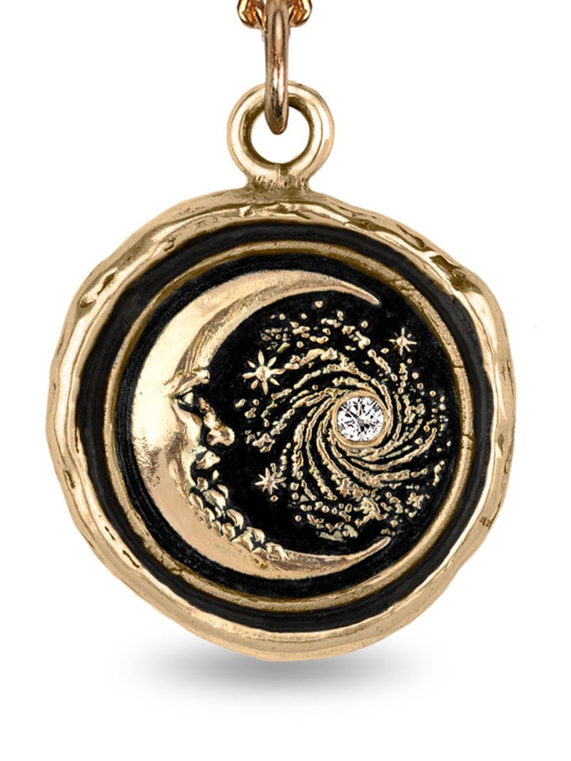 14k Yellow Gold Trust the Universe Pendant Charm