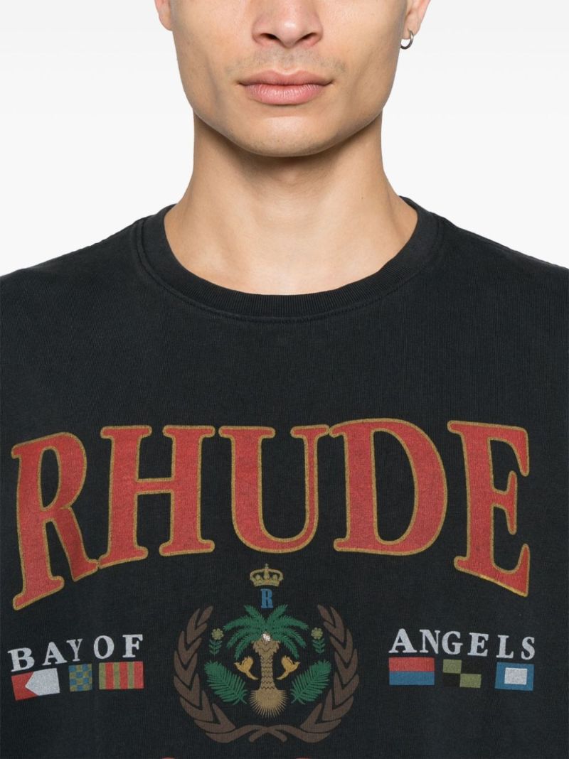 Black Logo-print T-shirt