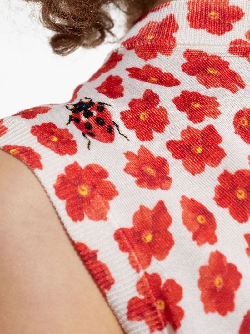 Red Strawberry Garden T-shirt