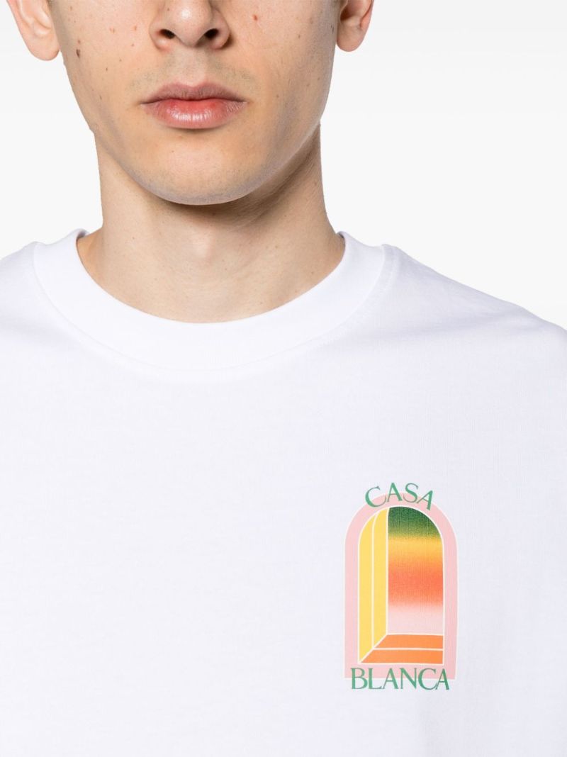 White Tennis Club Icon Organic Cotton T-shirt