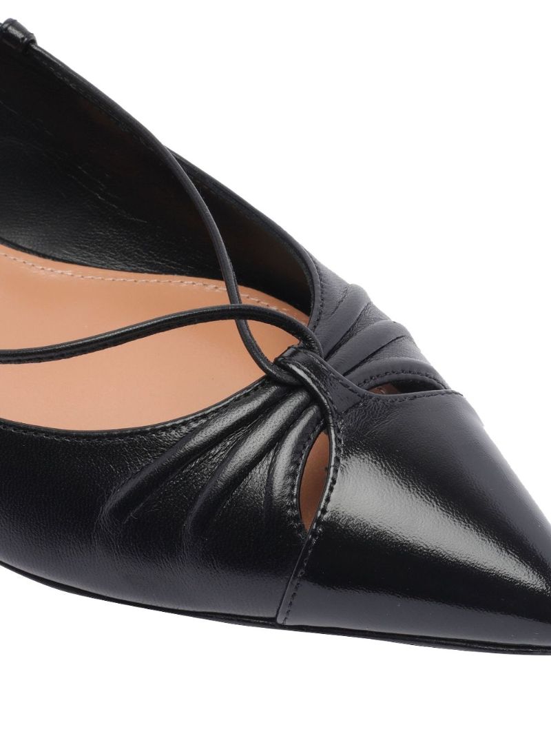 Black Gabi Ballet Flats