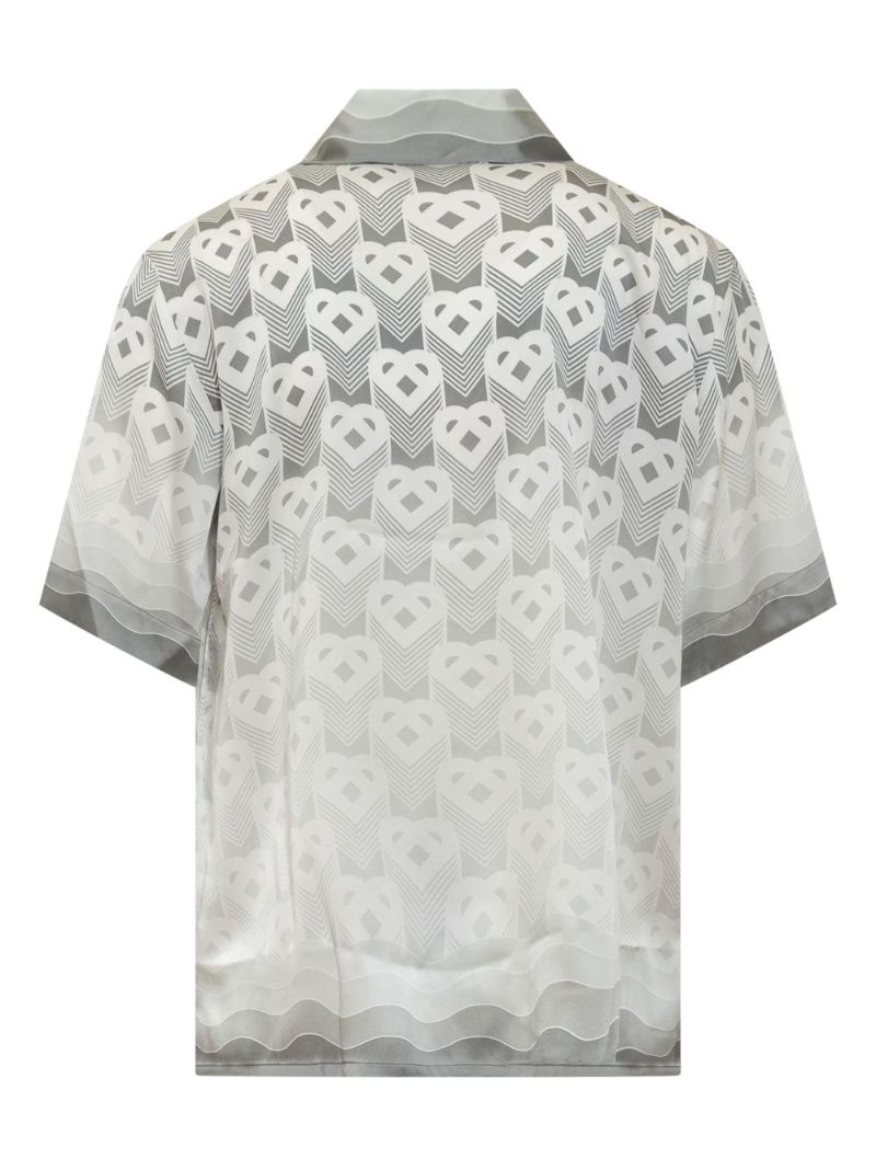Gradient Heart Monogram Shirt